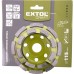 EXTOL CRAFT kotúč diamantový brúsny dvojradový, 115x22, 2mm 903024