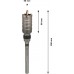 BOSCH Vŕtacia korunka PRO SDS max-5 Core Cutter 50 x 80 x 160 mm F00Y145190
