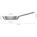 Fiskars Oceľová panvica Norden 24 cm 1067628