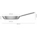 Fiskars Oceľová panvica Norden 26 cm 1067632