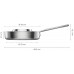 Fiskars Oceľová panvica Norden 26 cm 1067634