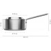 Fiskars Oceľový hrniec Norden 2,5 l 1067638