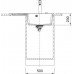 Franke Centro CNG 611-78 TL/7, 780x500 mm, fragranitový drez, Pieskový melír 114.0637.507