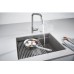 Franke Kubus 2 KNG 110-52, 560x460 mm, Fragranitový drez, Šedý kameň 125.0641.422