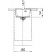 Franke Maris MRG 610-37 RTL, 410x510 mm, Fragranitový drez, Onyx 114.0661.441
