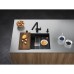 Franke Kubus 2 KNG 110-52, 560x460 mm, Fragranitový dřez, Matná černá 125.0670.898