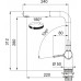 Franke FN 6110.088 ACTIVE NEW Kuchynská batéria, š.bridlice 115.0721.464
