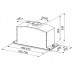 Franke Box Plus Glass FBI 537 XS/WH Odsávač pár, biela/nerez 305.0528.071