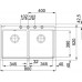 Franke Maris MRG 620, 800x520 mm, fragranitový drez, onyx 114.0584.393