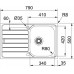 Franke Spark SKX 611-79, 790x500 mm, kuchynský drez, nerez 101.0582.065