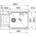 Franke Urban UBG 611-78 BB, 780 x 500 mm, fragranitový drez, sahara 114.0700.107