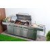 G21 Plynový gril Nevada BBQ kuchyne Premium Line,7 horákov+zadarmo redukčný ventil 6390340