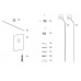 RAVAK W-set 100 Wall / Corner - vzpera GWD01000A095