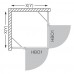 ROLTECHNIK Sprchové dvere HBO1/1200 brillant premium/transparent 284-1200000-06-02