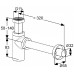 KLUDI designový sifón fľaškový G 1 1/4" chróm, 1002005-00