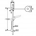 KLUDI A-Qa V sprchový set 1100mm chróm 6209605-00