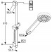 KLUDI A-Qa B sprchový set 1S 900mm chróm 6564005-00