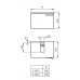 IDEAL Standard STRADA skrinka pod umývadlo 500 x 420 x 420 šedá K2452WH