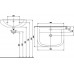KOLO Primo umývadlo 60 cm, s otvorom pre batériu, s prepadom K81160