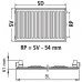 Kermi Therm X2 Profil-kompakt doskový radiátor 10 500 / 500 FK0100505