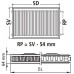 Kermi Therm X2 Profil-kompakt doskový radiátor 12 750 / 500 FK0120705