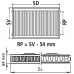 BAZÁR Kermi Therm X2 Profil-kompakt panelový radiátor 12 600x1200 FK0120612