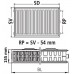 Kermi Therm Profil-Kompakt doskový radiátor 33 200 / 1300 FK0330201301NXK