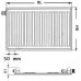 Kermi Therm X2 Profil-V doskový radiátor 10 750 / 600 FTV100750601L1K
