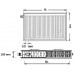 Kermi Therm X2 Profil-V doskový radiátor 22 600 / 1100 FTV220601101L1K