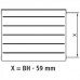 Kermi Therm X2 LINE-K kompaktný doskový radiátor 10 905 x 1105 PLK100901101N1K