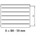 Kermi Therm X2 LINE-K kompaktný doskový radiátor 12 405 x 1805 PLK120401801N1K