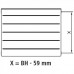 Kermi Therm X2 LINE-K kompaktný doskový radiátor 22 205 x 1005 PLK220201001NXK
