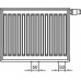 Kermi X2 Profil-Vplus doskový radiátor 33 300 /500 FTP330300501L1K