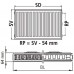 Kermi Therm X2 Profil-kompakt doskový radiátor 12 300 / 1100 FK0120311