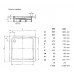 Kaldewei DUSCHPLAN 542-2 sprchová vanička 80 x 80 x 6,5 cm s nosičom 440548040001
