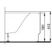 KOLO Clarissa čelný panel k asymetrickej vani 170, ľavý PWA0871000