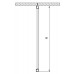 KOLO First pevná bočná stena 90 cm, SATIN ZSKX90214003