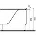 KOLO Neo Plus čelný panel k asymetrickej vani 160 cm PWA0760000
