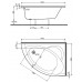 KOLO Neo Plus asymetrická vaňa 140 x 100 cm, pravá XWA0740000