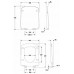 KOLO Nova Pro WC sedadlo, tvrdé, z Duroplastu, pravouhlé, M30117000