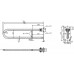 KOLO Novus sklopné držadlo k WC, 70 cm L50402000