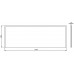 KOLO UNI 2 čelný univerzálny panel 160 cm, biela PWP2361000