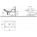 KOLO Quattro bidet závesný s otvorom pre batériu, bez prepadu, Reflex K65110900