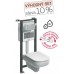 KOLO Traffic závesný set: inštalačný modul Technic GT a závesné WC Traffic 99425