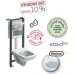 KOLO Nova Pre závesný set: inštalačný modul Technic GT a závesný klozet Nova Pro 99357000