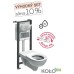 KOLO Nova Pre Bez Bariér závesný set: inštalačný modul Technic GT a závesný klozet 99324