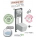 KOLO Life! závesný set: inštalačný modul Technic GT a závesný klozet Life! Reflex 99343900