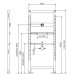KOLO Technic GT inštalačný modul pre pisoáre 99404