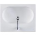 KOLO Twins umývadlo 60 cm, vnútri oválne, s otvorom pre batériu, Reflex L51161900