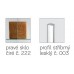 KOLO ULTRA 3-dielne posuvné dvere 80 cm, pre pevnú bočnú stenu, pravé ODRS80222003R